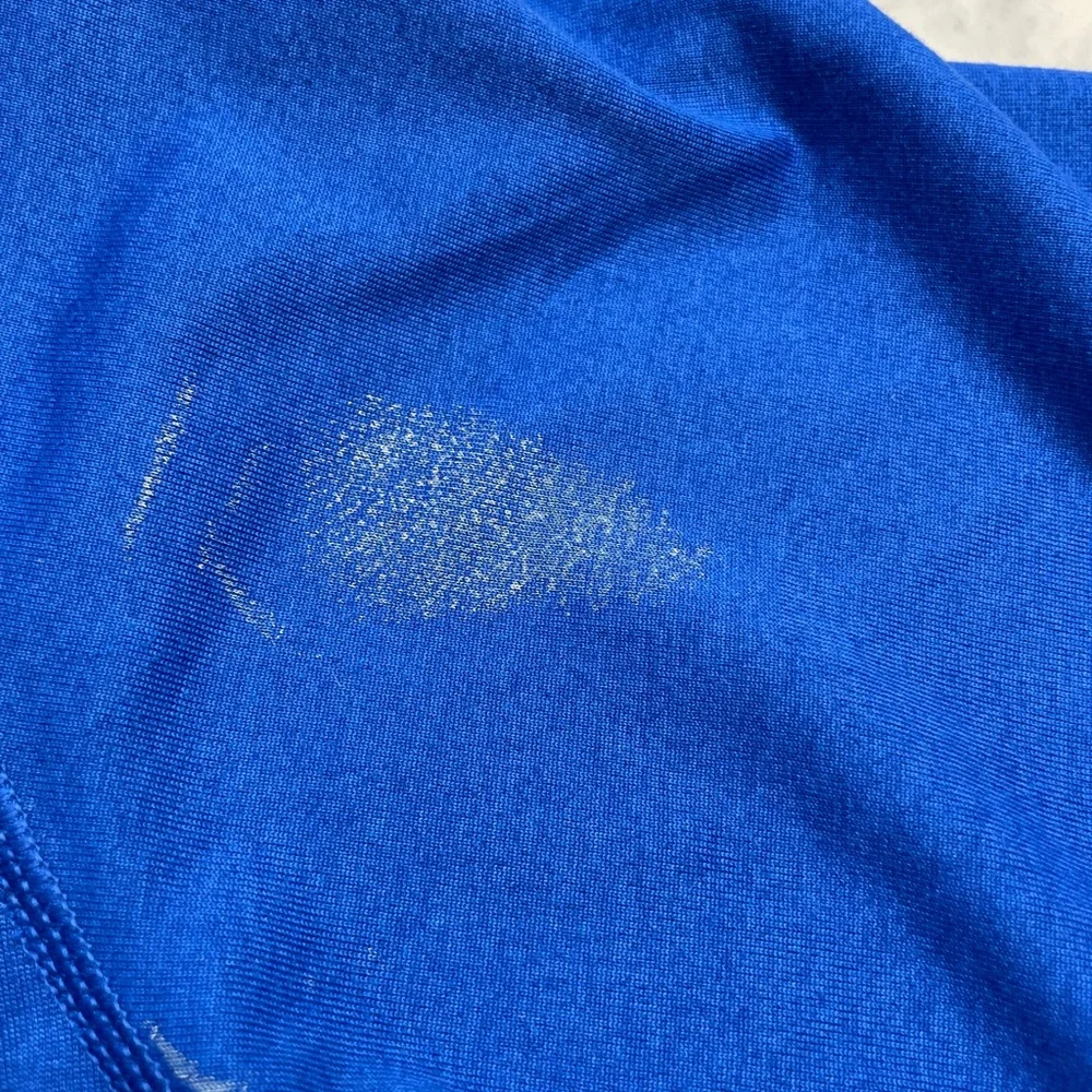 Nike Dri-FIT Swoosh Graphic Tee Kids XL Blue Orange Athletic Shirt